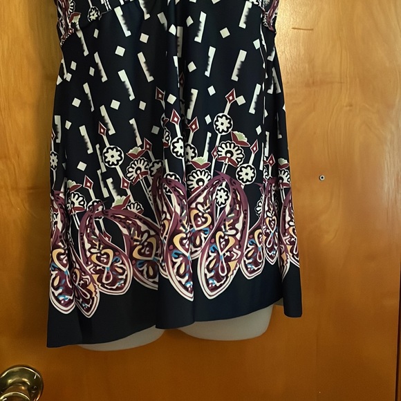 NWT Purple and Blue Bathing Suit Top - Picture 3 of 5